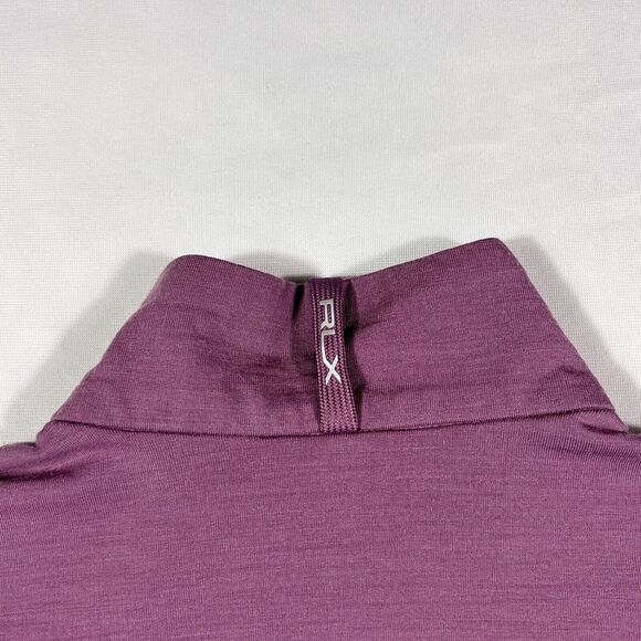 RLX Ralph Lauren Purple Quilted Hybrid Athletic Jacket Full Zip Light Women S - Picture 8 of 9